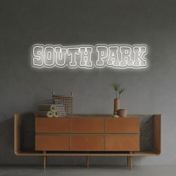Brighten Up Your Space: South Park LED Neon Sign for Bars, Home Entertainment Areas, and Fan Rooms.
