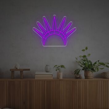Add a Radiant Touch to Your Home, Office, or Party Ambiance with the Victory Headdress LED Neon Sign.