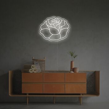 Brighten Up Any Room, Bar, or Wedding with the Enchanting Glow of Wonderful Rose LED Neon Sign.