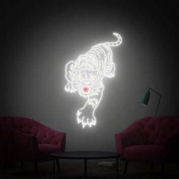 Brighten Your Space: Anime Led Tiger Neon Lights Sign Flex Led Neon Sign for Vibrant Home Decor, Office Ambiance, and Electric Store or Bar Displays.