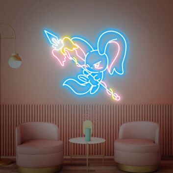 Brighten Up Any Space: Juggling Elfilin Led Sign, Perfect for Home, Office, Store, Bar, and Wedding Decorations with Cute Elfilin Wall Decor Japanese Neon Signkirby Neon Wall Art.