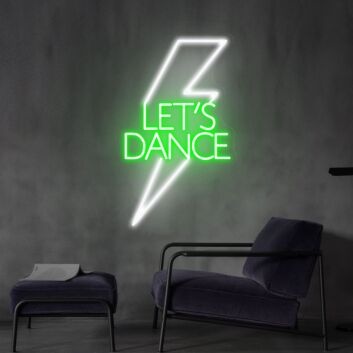 Brighten Your Bedroom, Office, or Party: Lets Dance Neon Sign Bedroom Led Neon Sign