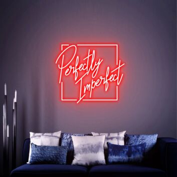 Elevate Your Beauty Salon, Home, or Office Decor with the Perfectly Imperfect Led Neon Sign Wall Sign.