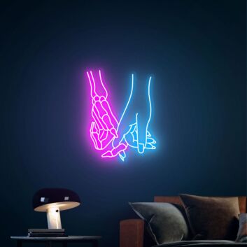 Brighten Up Your Special Moments: From Weddings to Home Ambiance with Promise Romance Hands Led Light Lover Hands Neon Sign