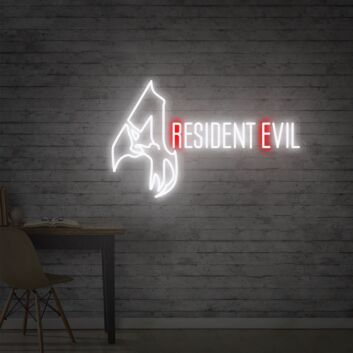 Brighten Up Your Gaming Haven: Resident Evil 4 Neon Sign, Perfect for Game Room, Home Movie Nights, and Themed Parties