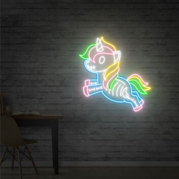 Add a Magical Touch to Your Home, Bar, or Party Decor with the Unicorn Neon Sign - Perfect for Game Rooms, Weddings, and More!
