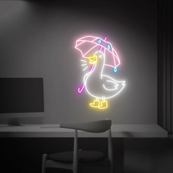 Brighten Up Any Space: Duck Led Signs Birthday Gift Neon - Perfect for Kids' Rooms, Parties, and Home Decor.
