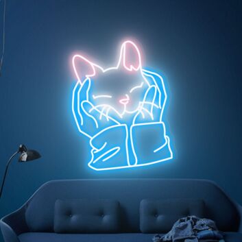 Brighten Up Your Space with Pet Your Cat Led Neon Sign - Perfect for Home, Pet Shops, and Cat-Themed Parties!