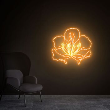 Brighten Your Spaces: Phoenix Flower Led Neon Sign - A Perfect Touch for Bedroom Decor, Office Ambiance, and Romantic Weddings.