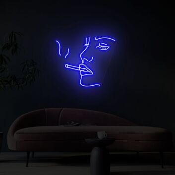 Add a Spark to Your Space: Smoking Girl Led Neon Sign Ideal for Bedroom Decor, Girl's Room, and Unique Gifts for Her - Perfect for Home, Office, or Bar Ambiance.