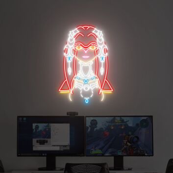 Brighten Your Gaming Room or Add a Fantasy Touch to Weddings with the Zelda Led Neon Sign Mipha Led Sign Legend Of Zelda Art Led Neon Sign.