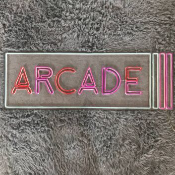 Level Up Your Entertainment Space: Perfect for Home, Bar, and Arcade with the Arcade Game Machine LED Neon Sign