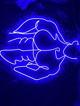 Brighten Your Bar, Club, or Gay Pride Event with Bikini Naked Male LED Neon Sign Gay Body Club Neon LED Sign Blue.