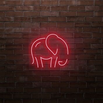 Elephant LED Sign