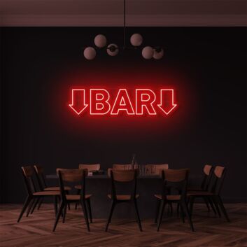 Customize Bars LED Neon Sign