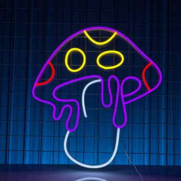 Melting Mushrooms Led Neon Sign Mushrooms Led Sign Mushrooms Led Light