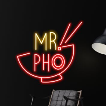 Mrpho Logo Restaurant Led Neon Sign Pho Noodle Neon Led Sign
