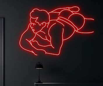 Naked Male Led Neon Sign Gay Body Club Neon Led Sign