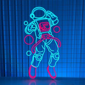 Neon Sign Spaceman Led Sign Wall Decor Led Light Lover Deco