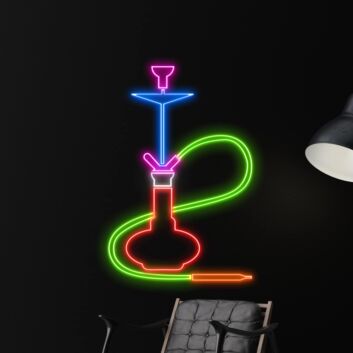 Smoking Shop Neon Light Shop Wall Led Art Leaf Led Light Smoking Sign