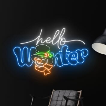 Snowman Christmas Led Sign Christmas Neon Light Christmas Decor