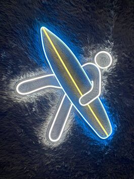 Surfboard Led Neon Sign Summer Beach Lover Neon Light