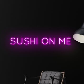 Sushi Hanging Led Neon Sign Light Sushi Store Wall Decor