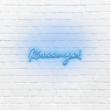 Mmm Yum! LED neon sign