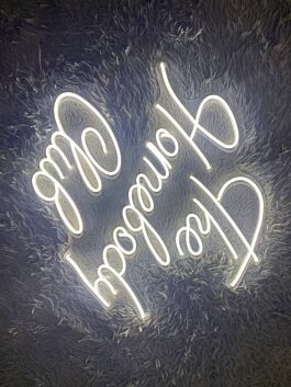 The Homebody Club Quote Pub Bar Hanging Led Neon Sign