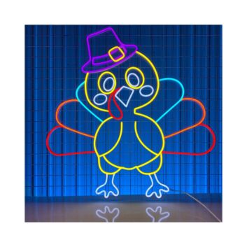 Turkey Led Neon Sign Turkey Led Sign Turkey Thanksgiving Neon Light Led Neon Sign