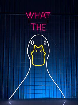 What The Duck Led Neon Sign What The Duck Christmas Led Sign Christmas Neon Light