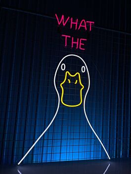 What The Duck Led Neon Sign What The Duck Christmas Led Sign Christmas Neon Light