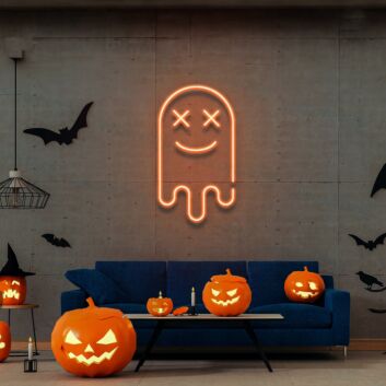 Ghost Led Neon Sign Ghost Halloween Decoration