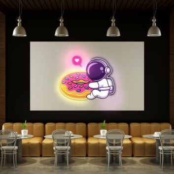 Donut Uv Light Neon Artwork Illuminate Your Space