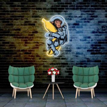 Monkey Uv Light Neon Artwork Illuminate Your Space