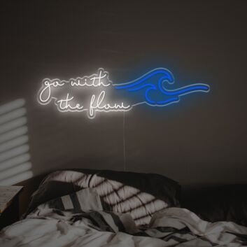 Go With The Flow LED Neon Sign