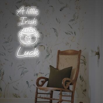 A Little Irish Luck LED Neon Sign