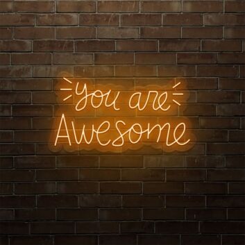 You Are Awesome LED Neon Sign