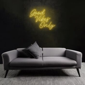 Good Vibes Only LED Sign