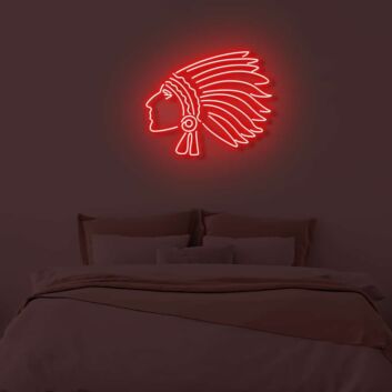 Native American LED Sign