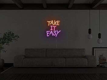 Take It Easy Neon Sign