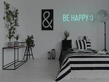 Be Happy Neon Sign
