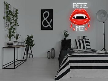 Bite Me Neon Sign