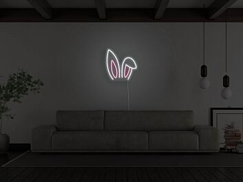 Bunny Ears Neon Sign