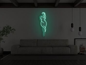 Goddess Figure Neon Sign