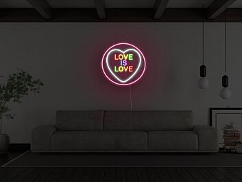 Love Is Love Neon Sign