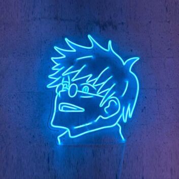 Boy With Glasses Neon Sign