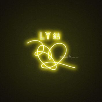 Bts Ly Love Yourself Neon Sign