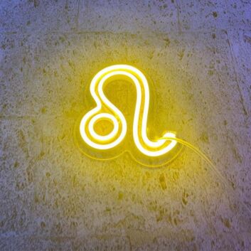 Leo Zodiacled Neon Sign