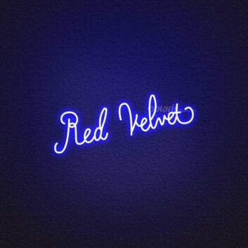 Red Velvet Neon Sign
